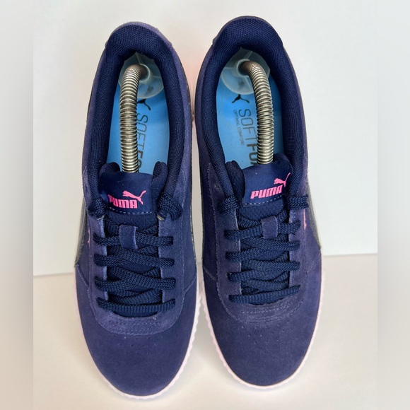 PUMA Women’s Carina Platform Lifestyle Sneakers 369864-13 Indigo/Pink Sz 9.5M - Picture 13 of 15